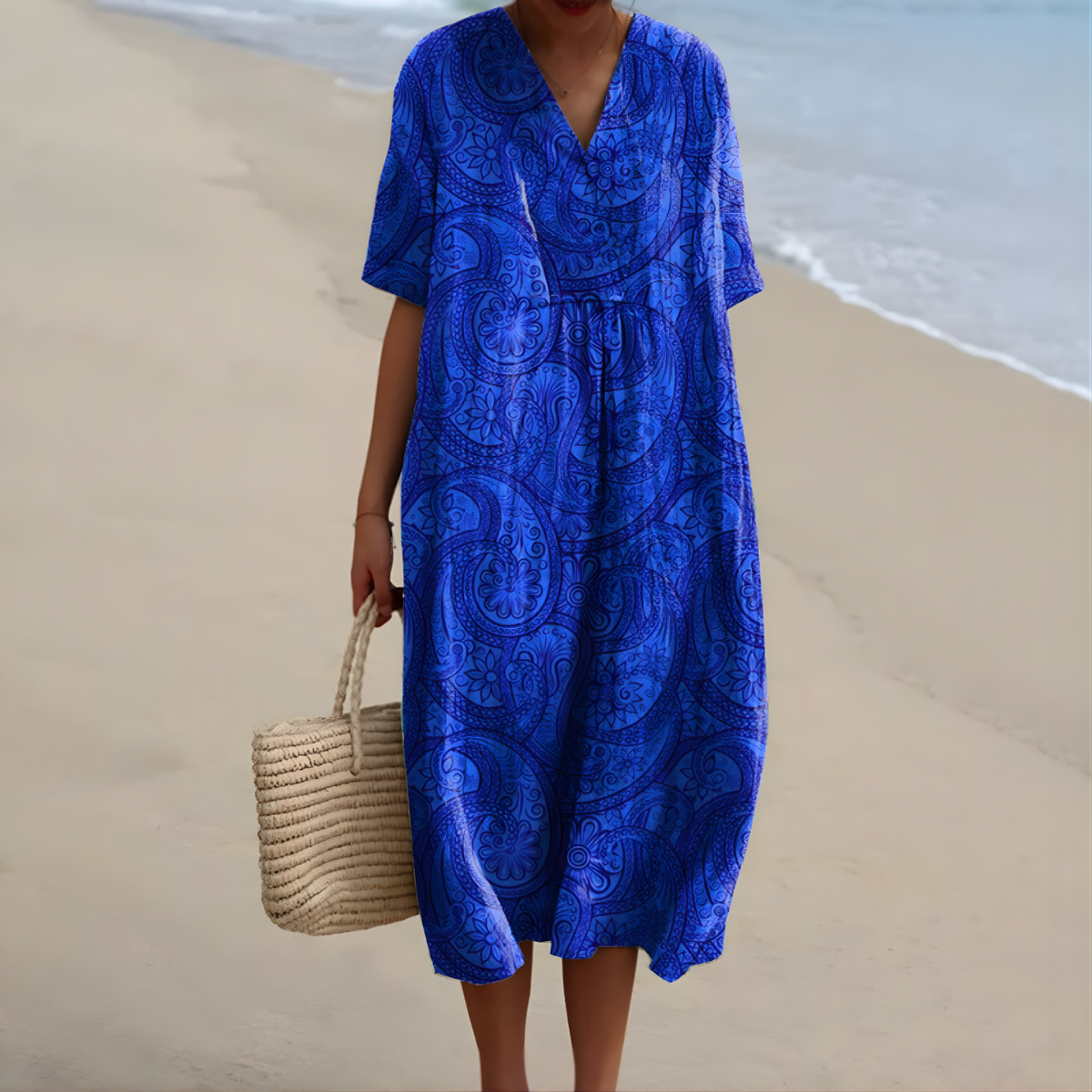 Erin™ | Abstract Relaxed-Fit Summer Dress