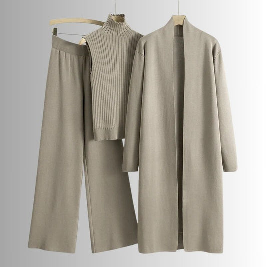 Aubrey™ | 3-Piece Elegant Knit Lounge Set
