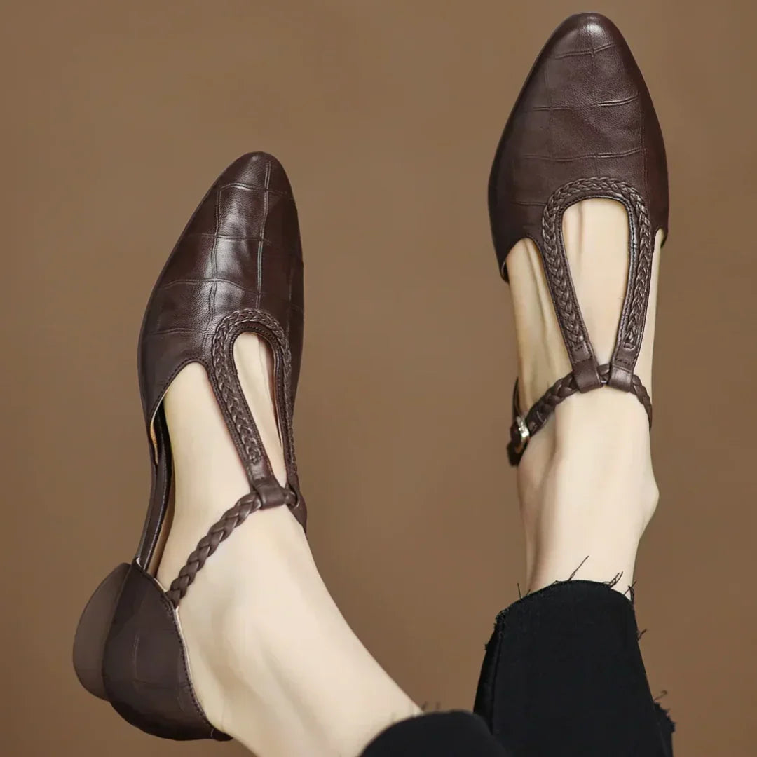 Eliana™ Elegant Leather Sandal
