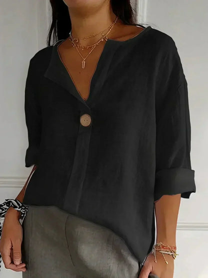 Naomi™ | Casual V-neck Blouse