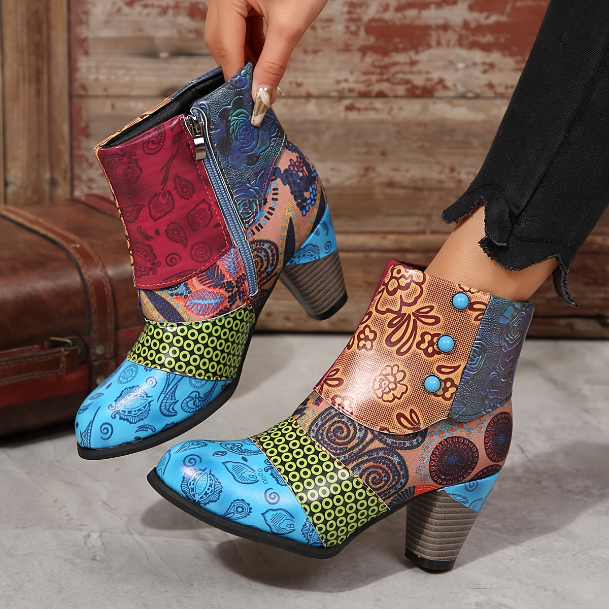 Abigail | Chunky Ankle Boots