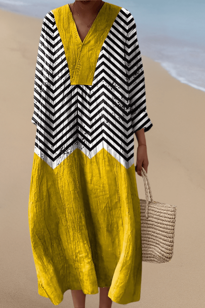 Solene™ | Sunburst Rhythm Dress