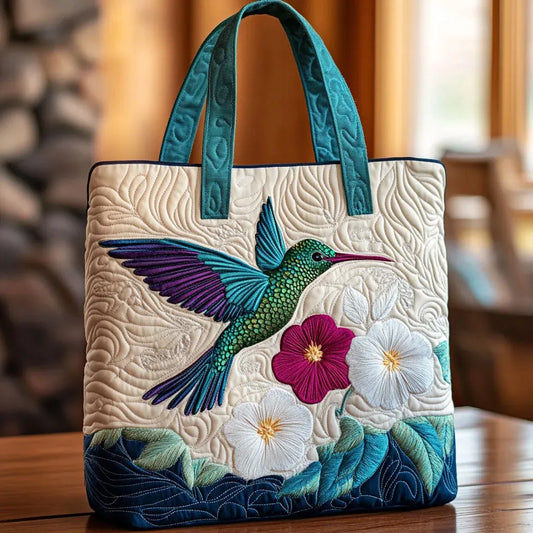 Padded Floral Tote Bag