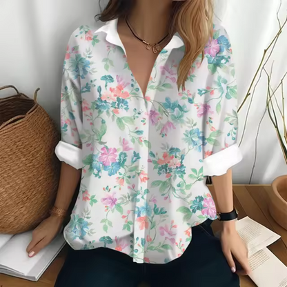 Fleur™ | Relaxed Floral Print Blouse