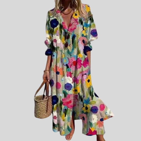 Zariah | Elegant Bohemian Maxi Dress