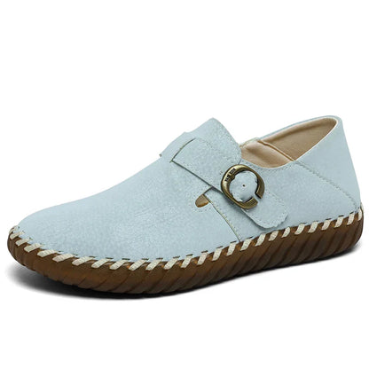 Faux-Leather Orthopedic Shoes with a Soft Supportive Fit