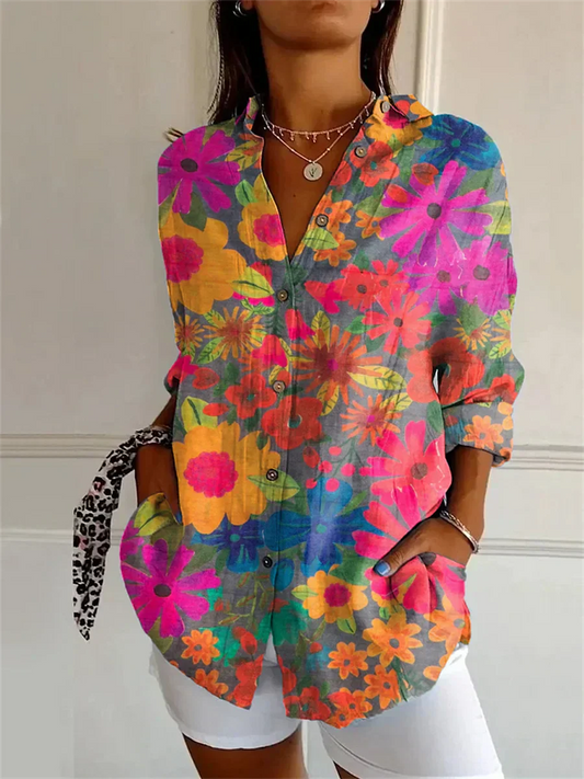 Daisy™ | Comfy Floral Casual Blouse