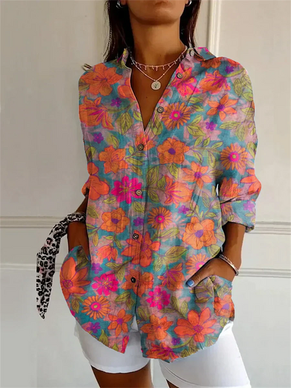 Daisy™ | Comfy Floral Casual Blouse