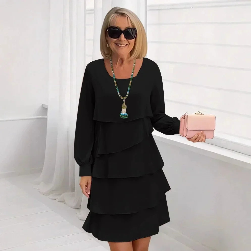 Madeleine – Elegant Flowing Dress with Ruffles
