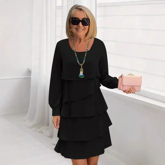 Madeleine – Elegant Flowing Dress with Ruffles