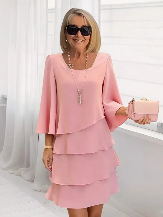 Elise – Elegant Flowing Dress with Ruffles