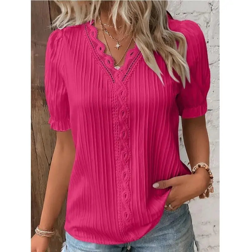 Isabella™ | Lace Elegance Blouse