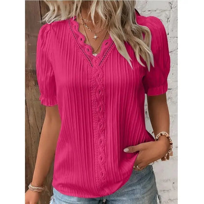 Isabella™ | Lace Elegance Blouse