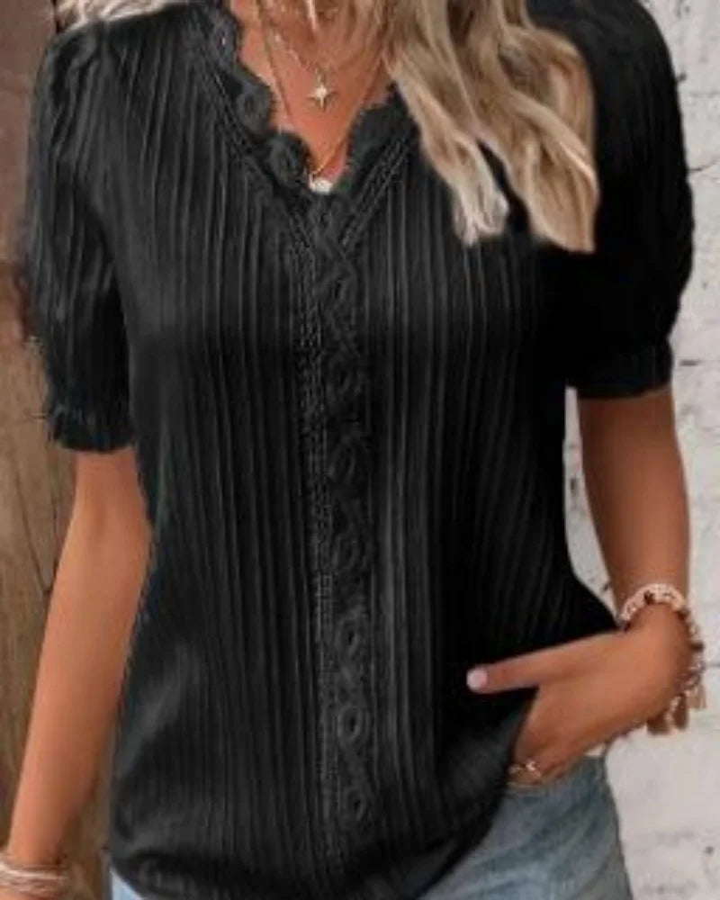 Isabella™ | Lace Elegance Blouse