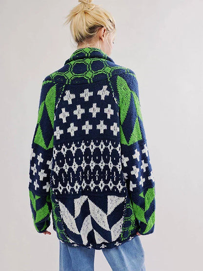 Vintage™ | Knitted V-Neck Cardigan