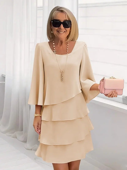Elise – Elegant Flowing Dress with Ruffles