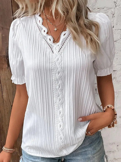 Isabella™ | Lace Elegance Blouse