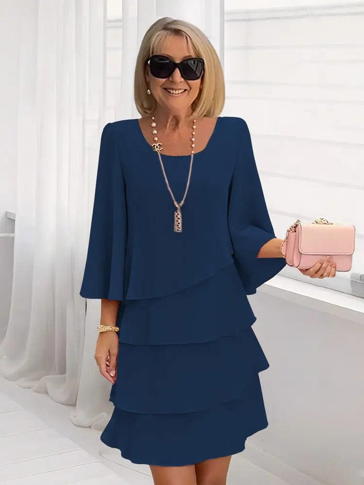 Elise – Elegant Flowing Dress with Ruffles