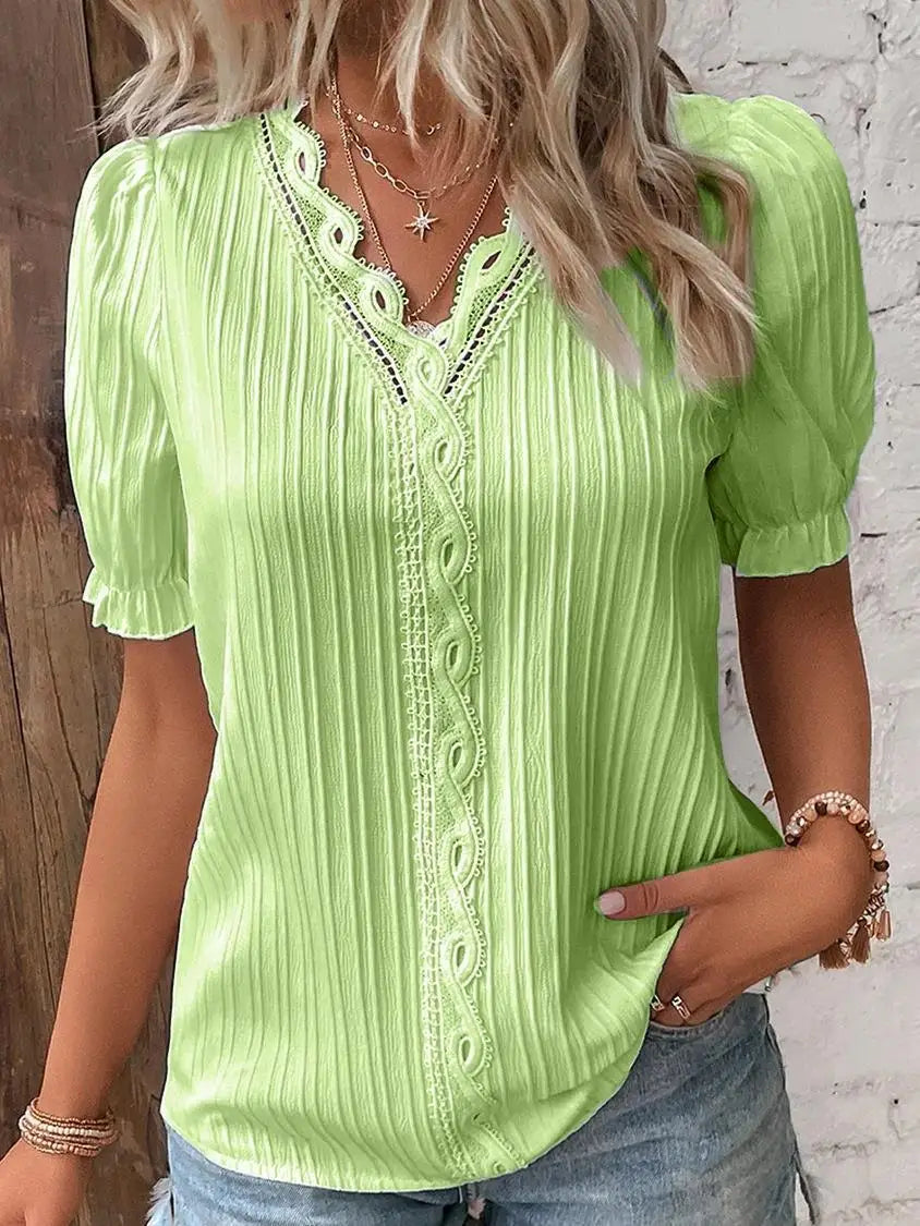 Isabella™ | Lace Elegance Blouse