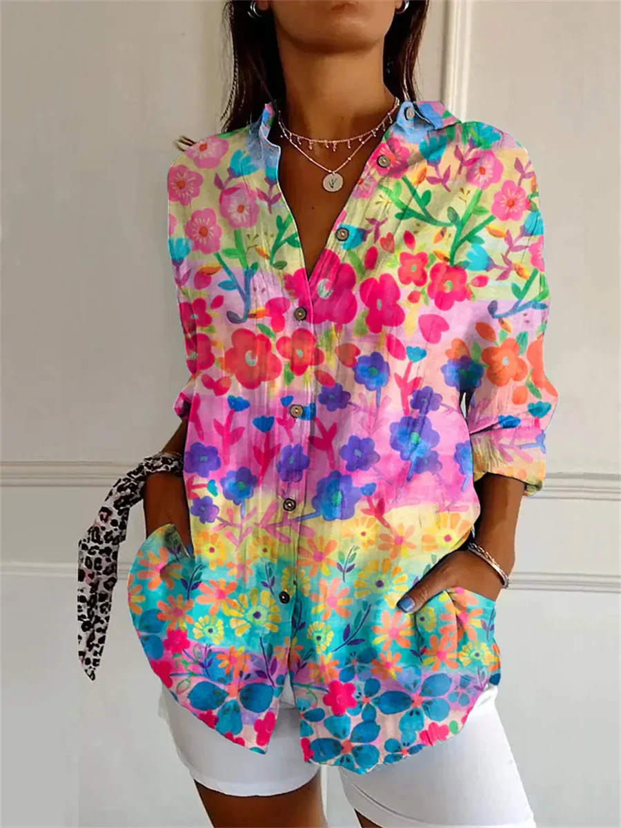 Daisy™ | Comfy Floral Casual Blouse