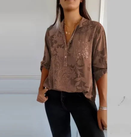 Isla™ | Pocketed V-Neck Shirt