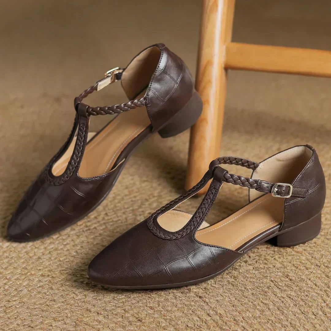 Eliana™ Elegant Leather Sandal