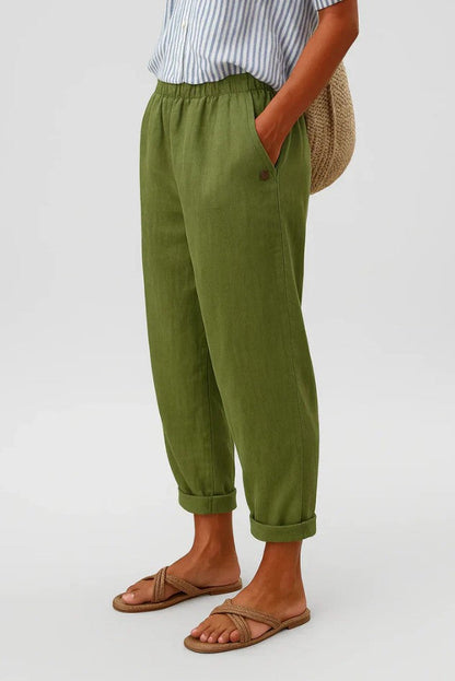 Romina™ | Timeless Linen-Cotton Trousers