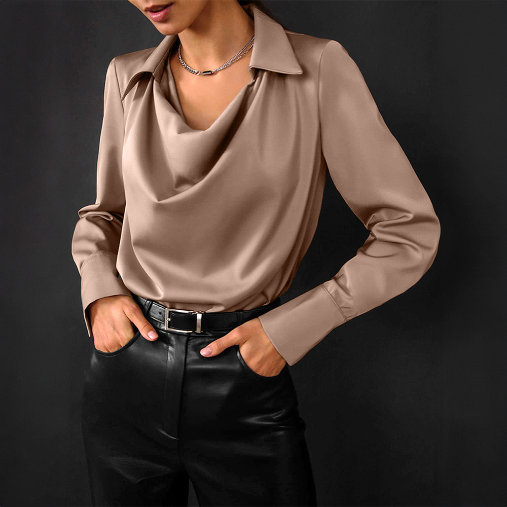 Selene™ | Luxe Satin Blouse