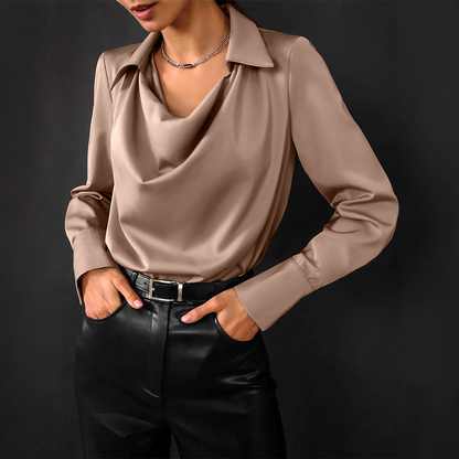 Selene™ | Luxe Satin Blouse