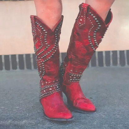 Monroe | Women Western Knee-High Boots