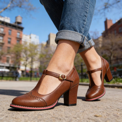 Abigail Brogue Heels