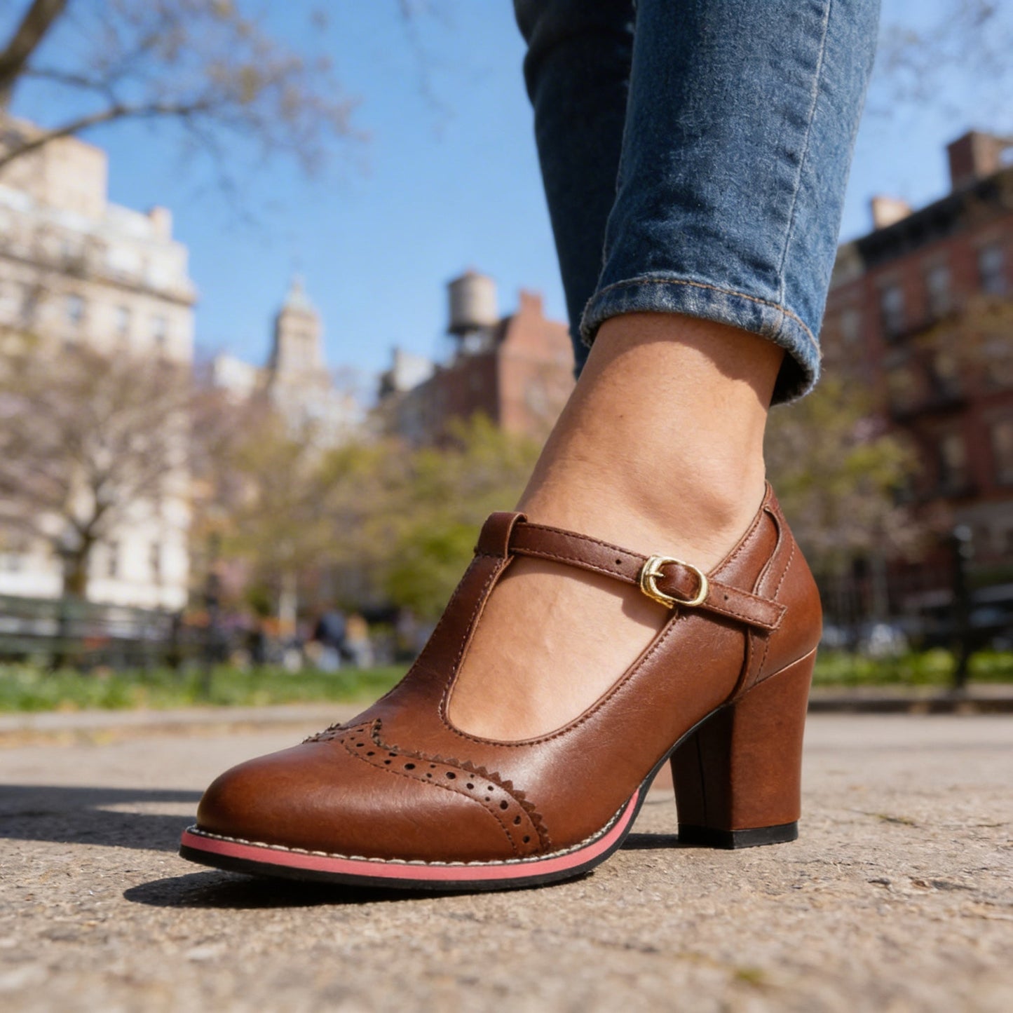 Abigail Brogue Heels