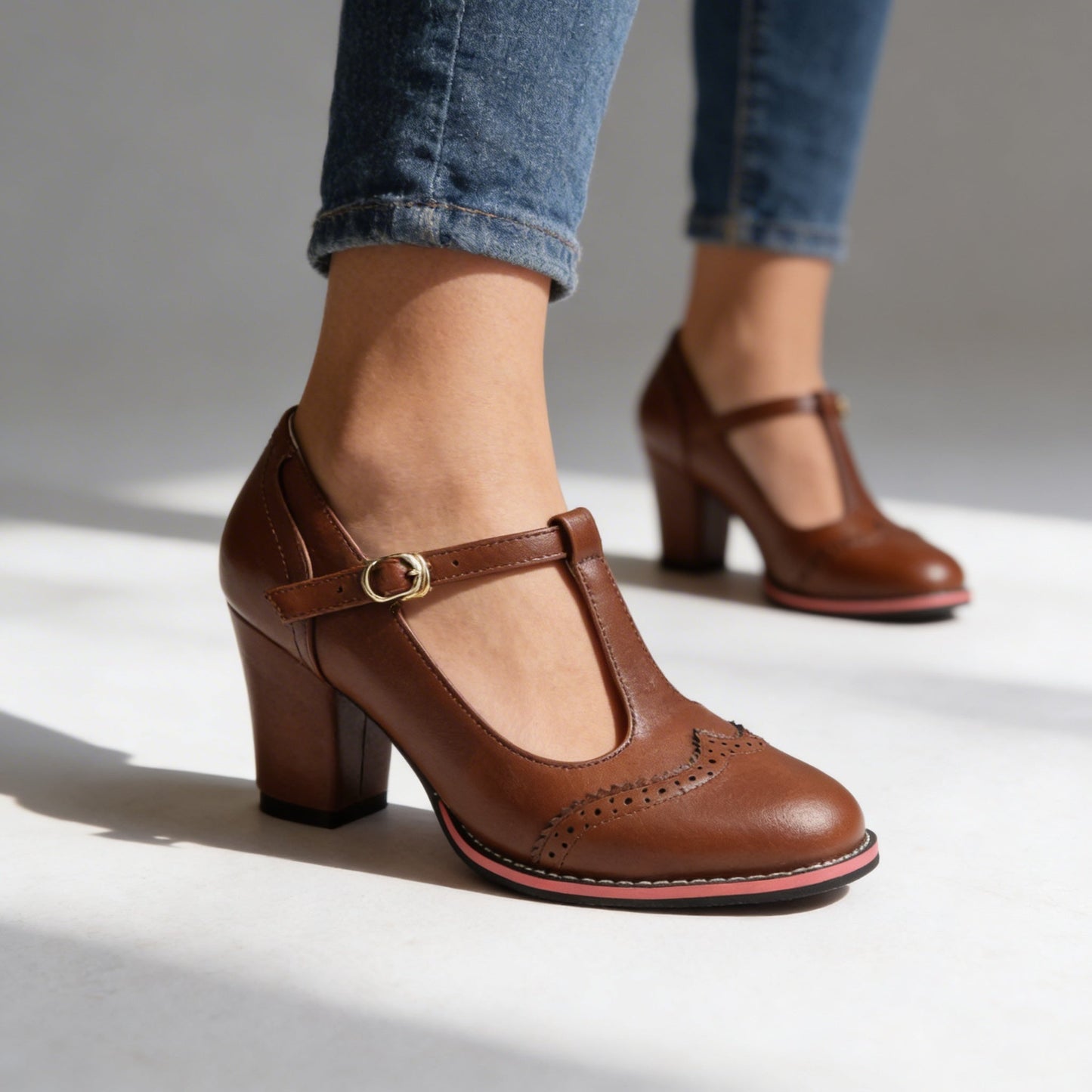 Abigail Brogue Heels