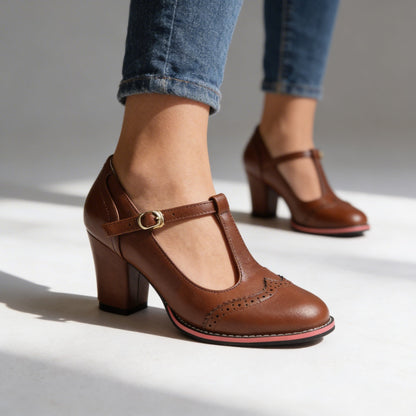 Abigail Brogue Heels