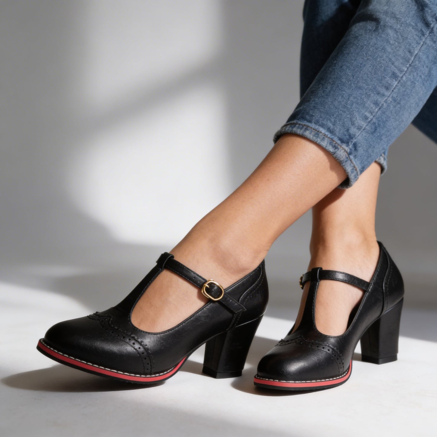 Abigail Brogue Heels