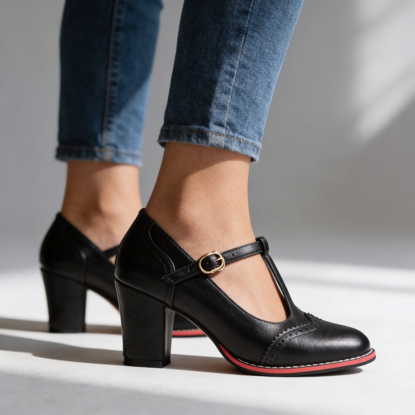Abigail Brogue Heels