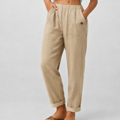 Romina™ | Timeless Linen-Cotton Trousers