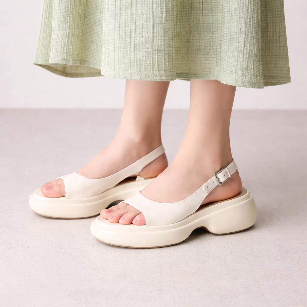 Mya | Luxe Summer Peep-Toe Block Heels