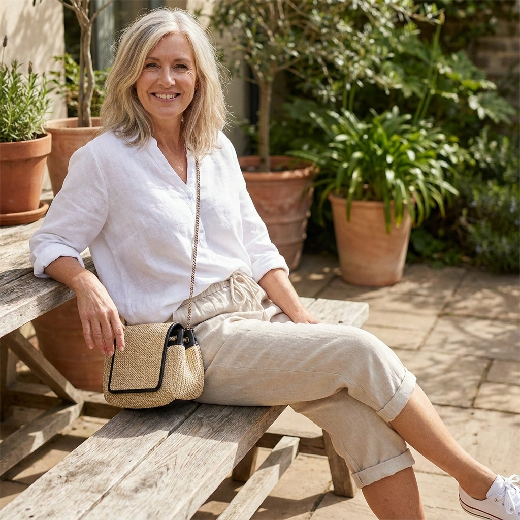 Laluna | Cotton Linen Women's Shorts