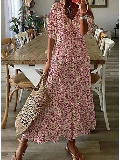 Luna | Effortlessly Boho Midi Dress